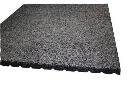 Matte 100x100x4 cm (Farbe schwarz)